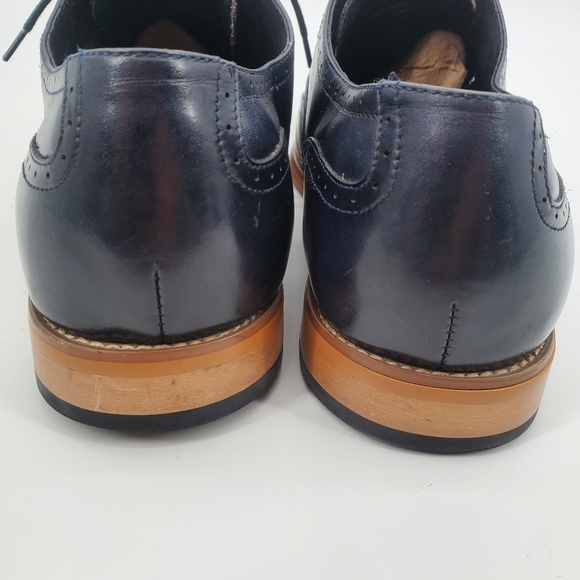 Stacy Adam leather wingtip oxford men's size 13 - Picture 3 of 7